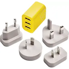 Worldwide 3-port USB-A Charger