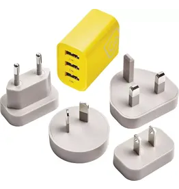 Worldwide 3-port USB-A Charger