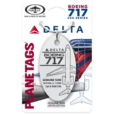 Plane Tag Delta Boeing 717-23S -White