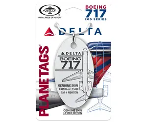 Plane Tag Delta Boeing 717-23S Series White✈️ - Planewear