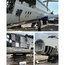 Plane Tag Delta Boeing 717-23S -White