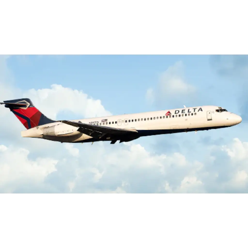 Plane Tag Delta Boeing 717-23S -White