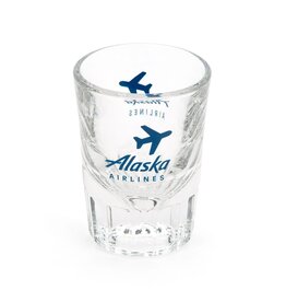 WHAA- Alaska Airlines Shot Glass