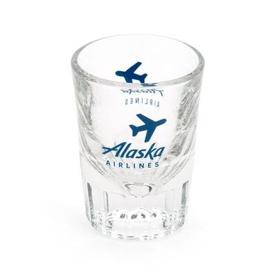 WHAA- Alaska Airlines Shot Glass