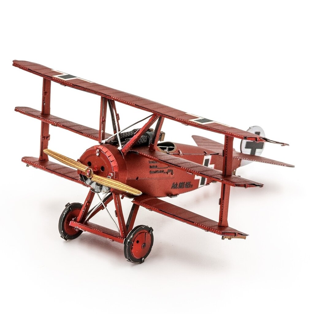 Fokker DR.I Triplane 'Red Baron' Model - Metal Earth