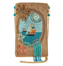 WH1MF- Mary Frances Cell Phone Crossbody - Sail Away