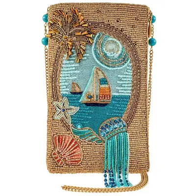 WH1MF- Mary Frances Cell Phone Crossbody - Sail Away