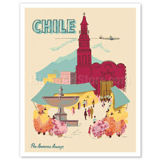 Pan Am Chile Plaza de Armas Print