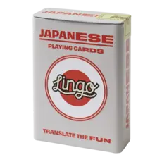 WHLGO Playing Cards: Lingo Japanese Travel Tin ✈️