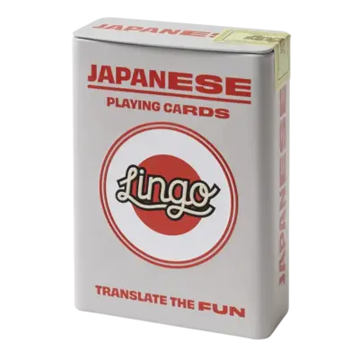 WHLGO Playing Cards: Lingo Japanese Travel Tin ✈️