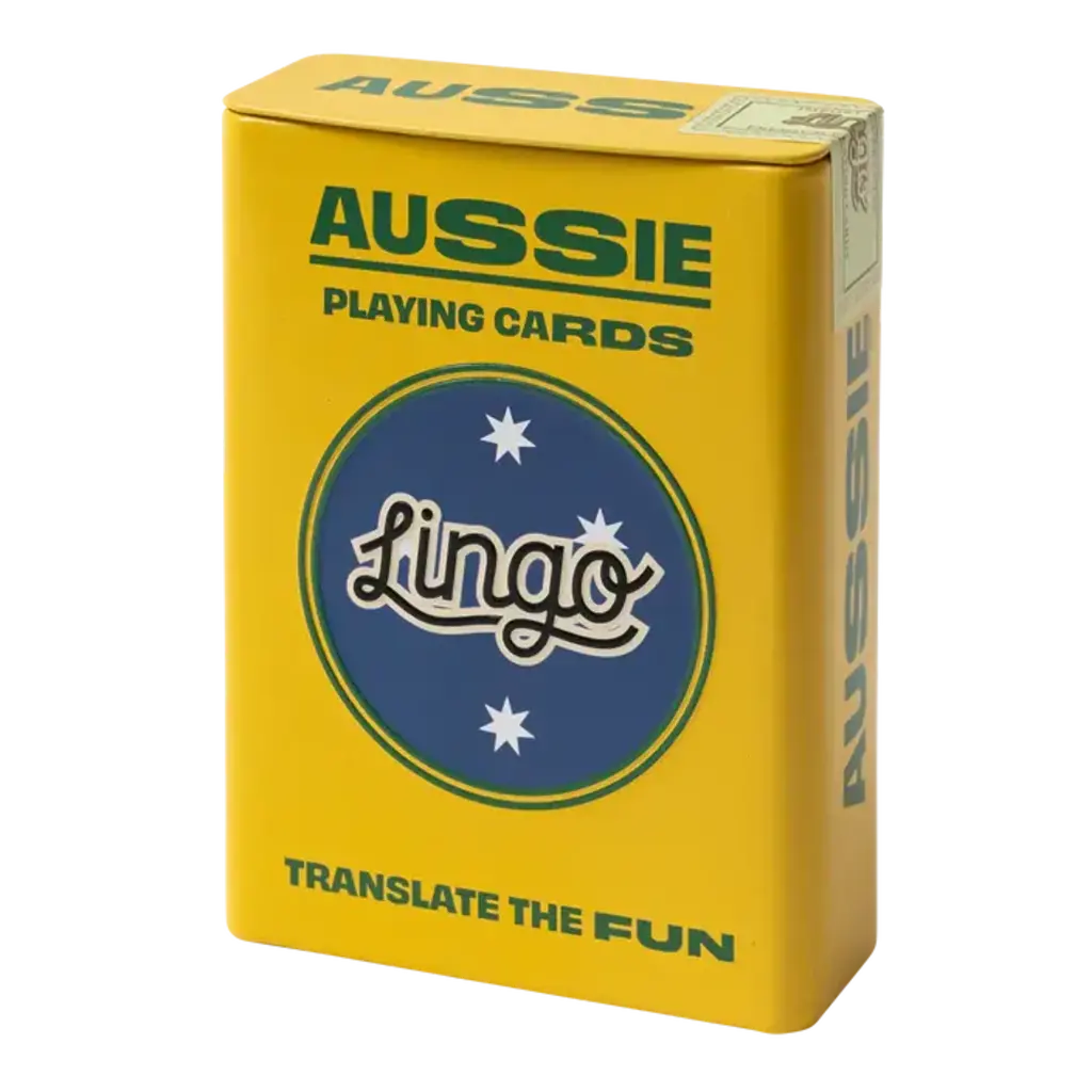 WH1LGO Playing Cards: Lingo Aussie Travel Tin ✈️