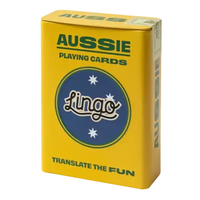 WHLGO Playing Cards: Lingo Aussie Travel Tin ✈️