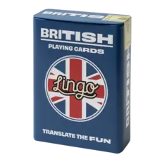 WH1LGO Playing Cards: Lingo British Travel Tin ✈️
