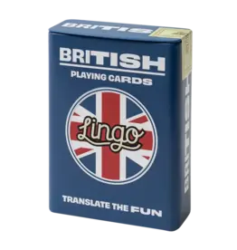 WH1LGO Playing Cards: Lingo British Travel Tin ✈️
