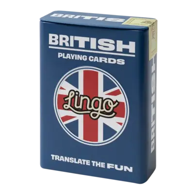 WHLGO Playing Cards: Lingo British Travel Tin ✈️
