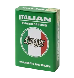 WH1LGO Playing Cards: Lingo Italian Travel Tin ✈️