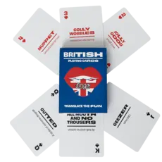 WH1LGO Playing Cards: Lingo British Travel Tin ✈️