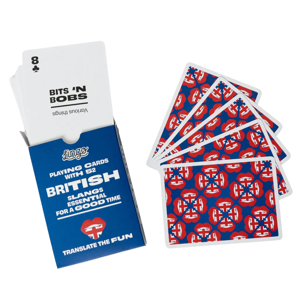 WHLGO Playing Cards: Lingo British Travel Tin ✈️