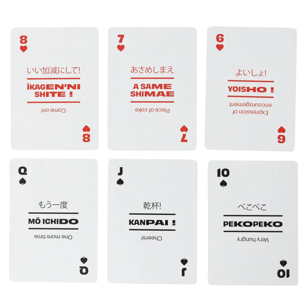 WHLGO Playing Cards: Lingo Japanese Travel Tin ✈️