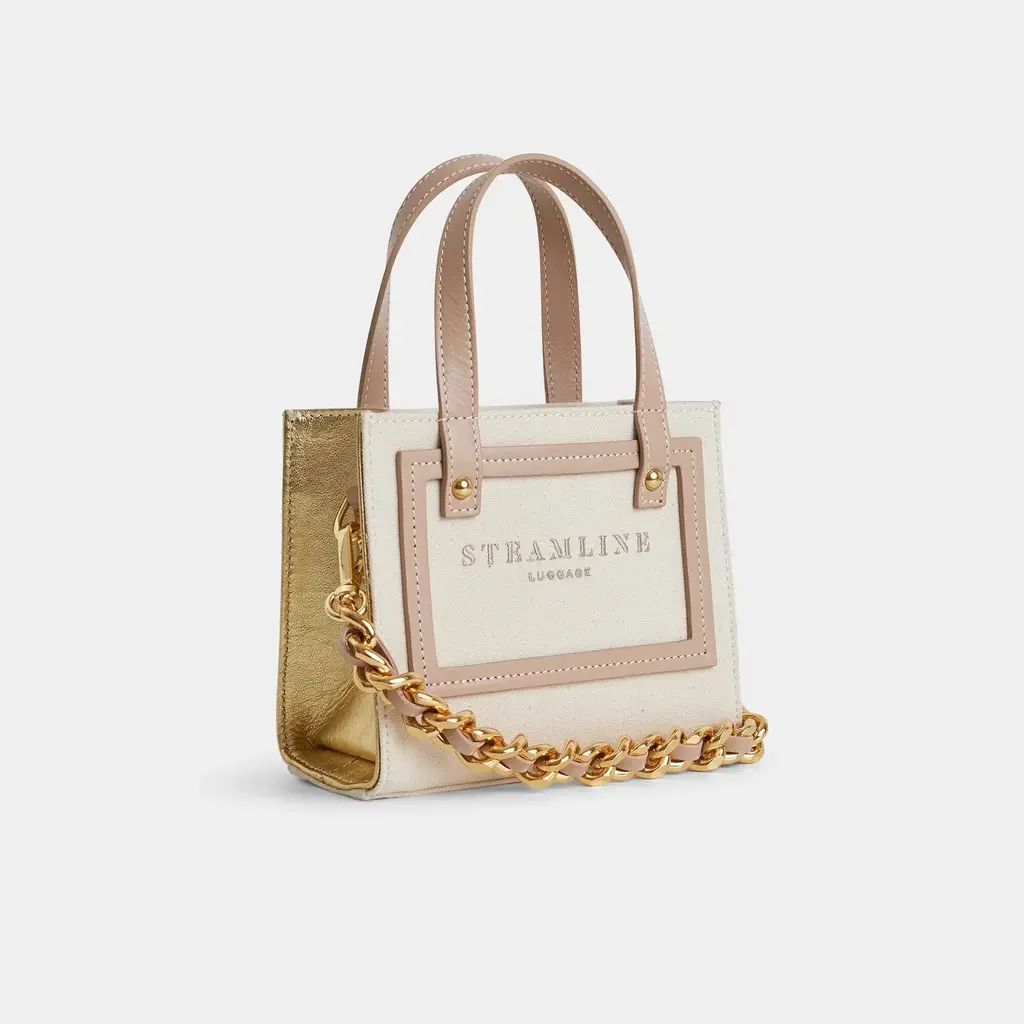 The Navigator Micro Tote in Stone
