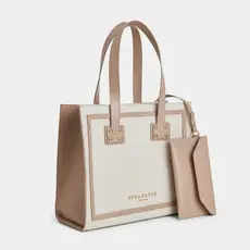 The Navigator Medium Tote in Stone