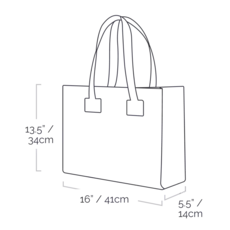 The Navigator Medium Tote in Stone