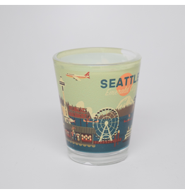 Seattle Emerald City Shot Glass