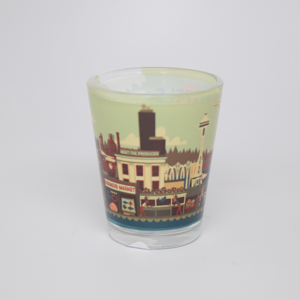 Seattle Emerald City Shot Glass