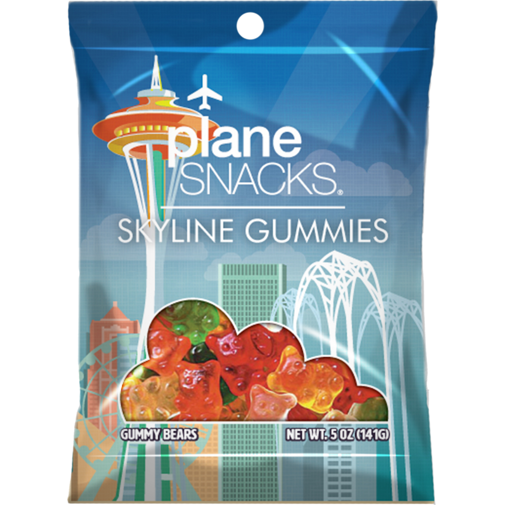 WHPWNS- Plane Snacks Skyline Gummy Bears