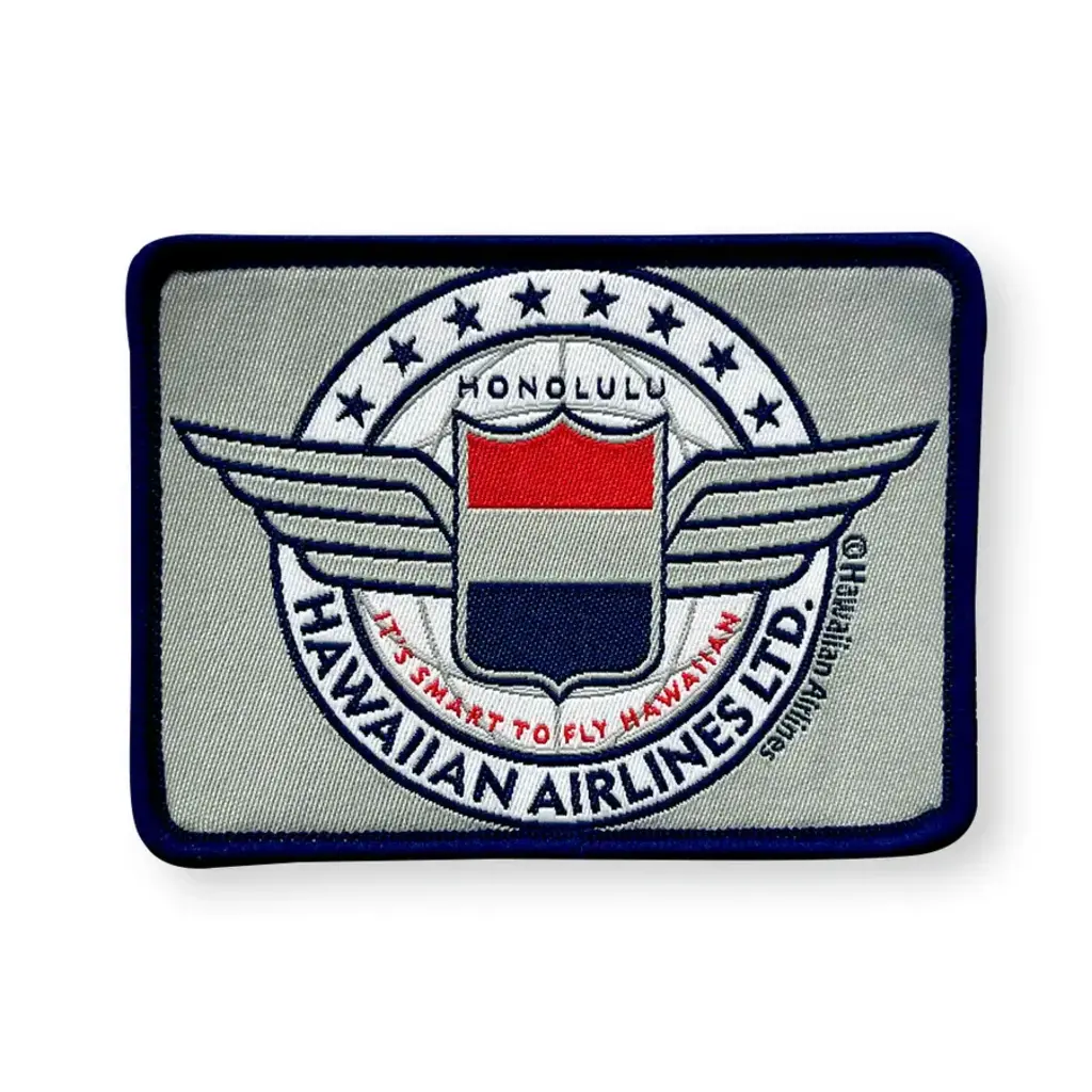 WHMS- Hawaiian Air Wings Iron on Patch