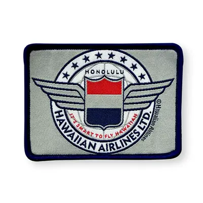 WHMS- Hawaiian Air Wings Iron on Patch