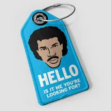 WHAT-2 Lionel Ritchie "Hello" Luggage Tag