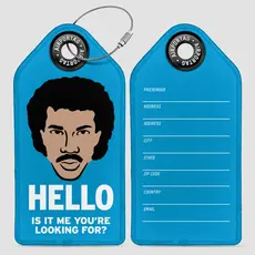 WHAT-2 Lionel Ritchie "Hello" Luggage Tag