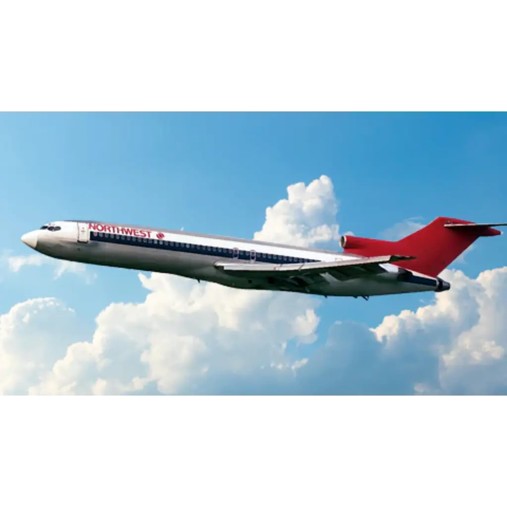 Plane Tag Northwest 727 Orient Blue