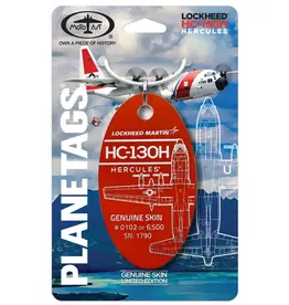Plane Tag HC-130H Hercules 1790 Coastgaurd Orange
