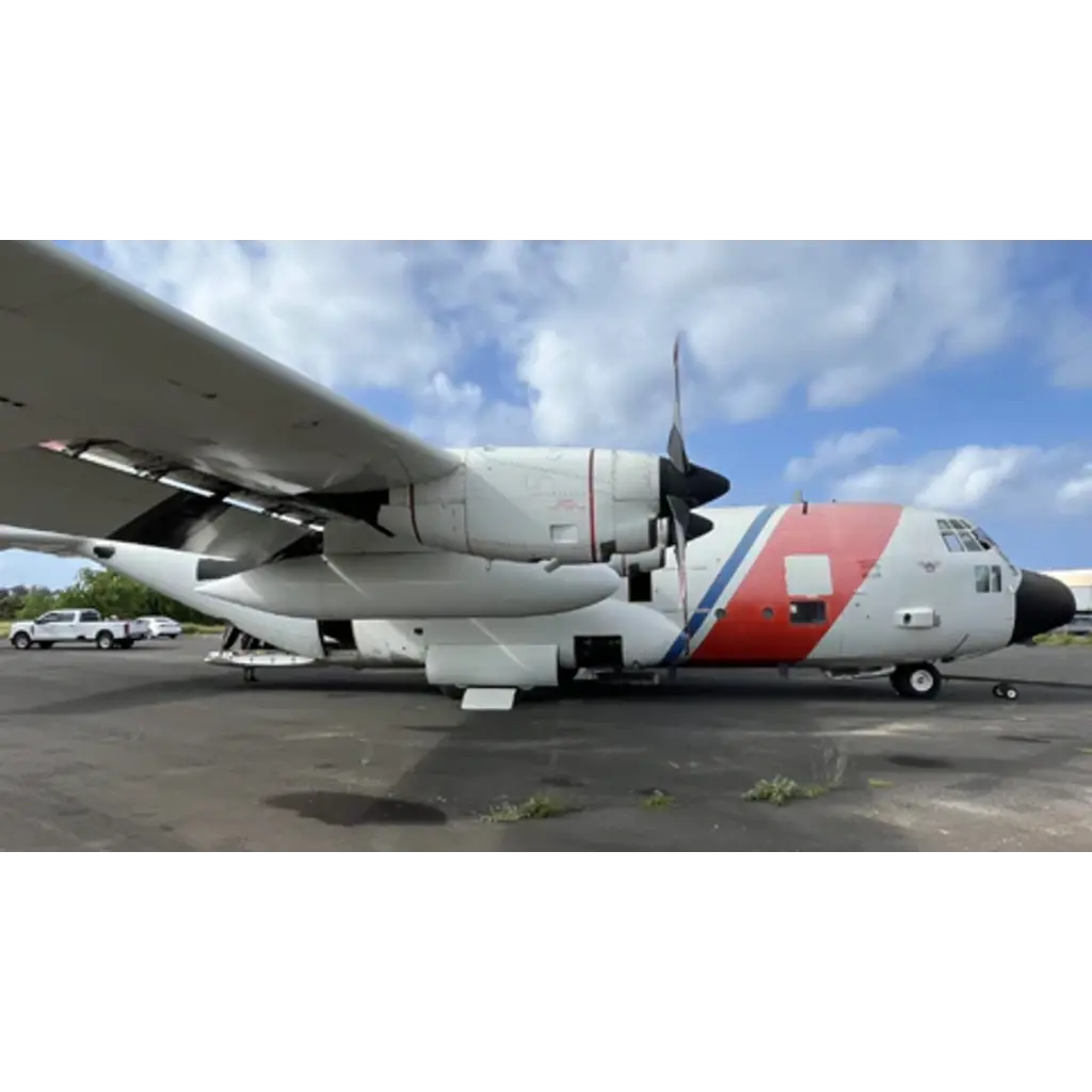 Plane Tag HC-130H Hercules 1790 Coastgaurd Orange
