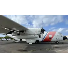Plane Tag HC-130H Hercules 1790 Coastgaurd Orange