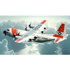 Plane Tag HC-130H Hercules 1790 Coastgaurd Orange