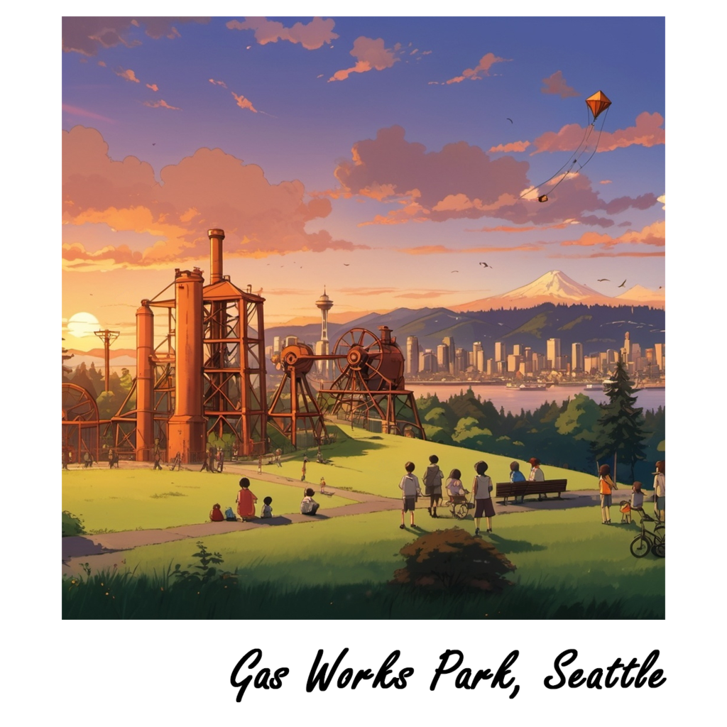 WHIKG- Ikigai Gas Works Park Lifestyle Sticker