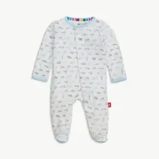 WHMMe- Airplanes Footie Baby Sleeper