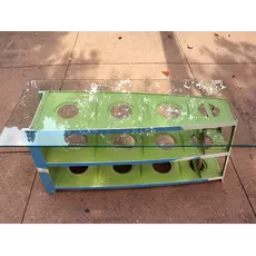 WH1TI- Pan American 707 Tail Fin Cocktail table