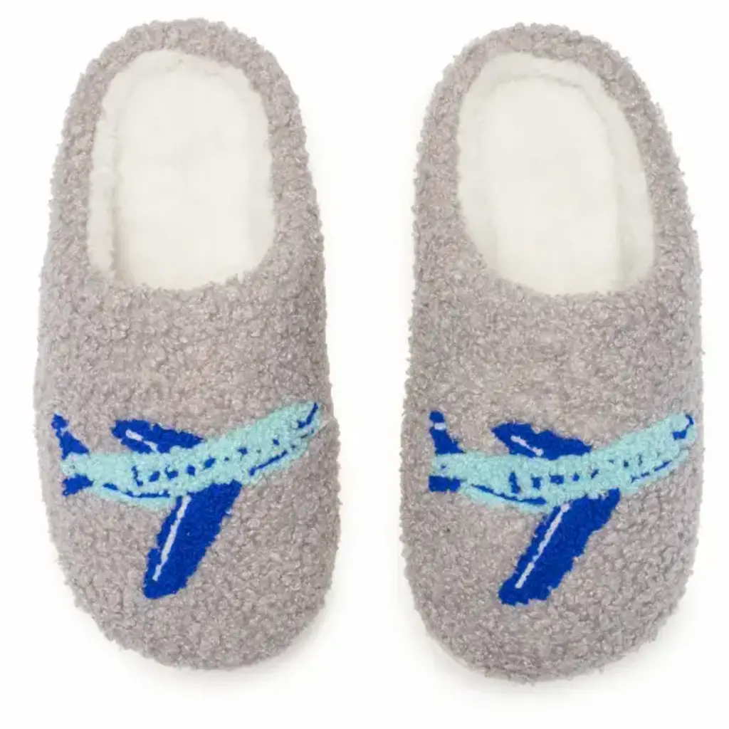WHLR- Kids Airplane Slippers