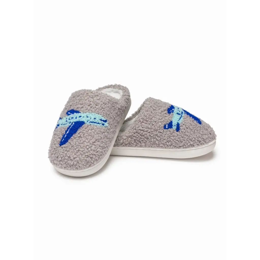 WHLR- Kids Airplane Slippers