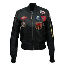 Womens Top Gun®  MA-1 Bomber with Patches