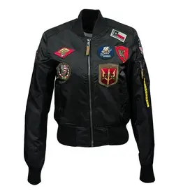 Womens Top Gun®  MA-1 Bomber with Patches