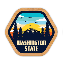 WHMM- Washington State (Wood) Magnet