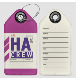 WHAT-2 HA Crew Luggage Tag