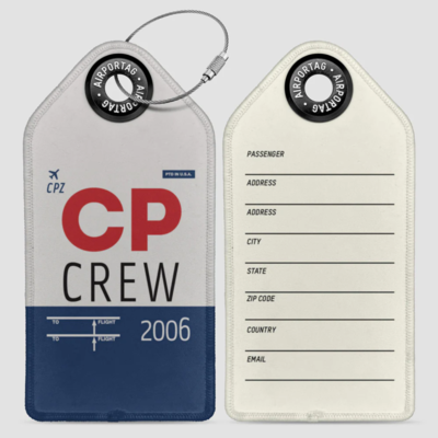 WHAT-2 CP Crew Luggage Tag