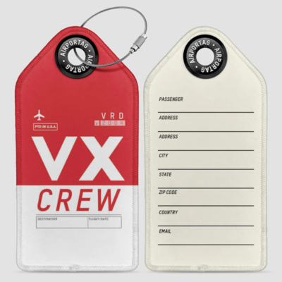 WHAT-2 VX Crew Luggage Tag