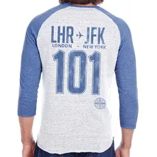 WHMS- Unisex Pan Am British Invasion Baseball T-shirt